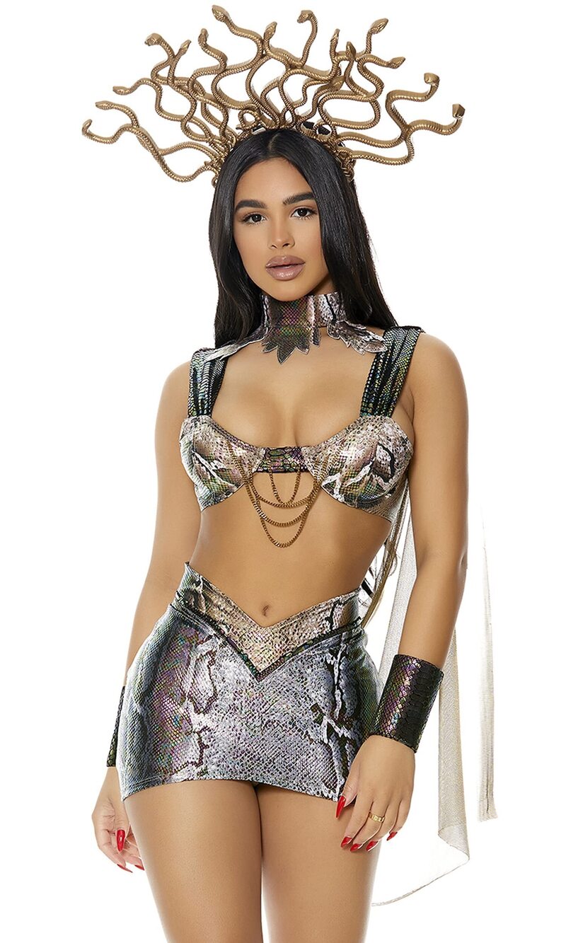 6793 Head In The Game Medusa Adult Sized Costumes, Reptile, Medium/Large US
